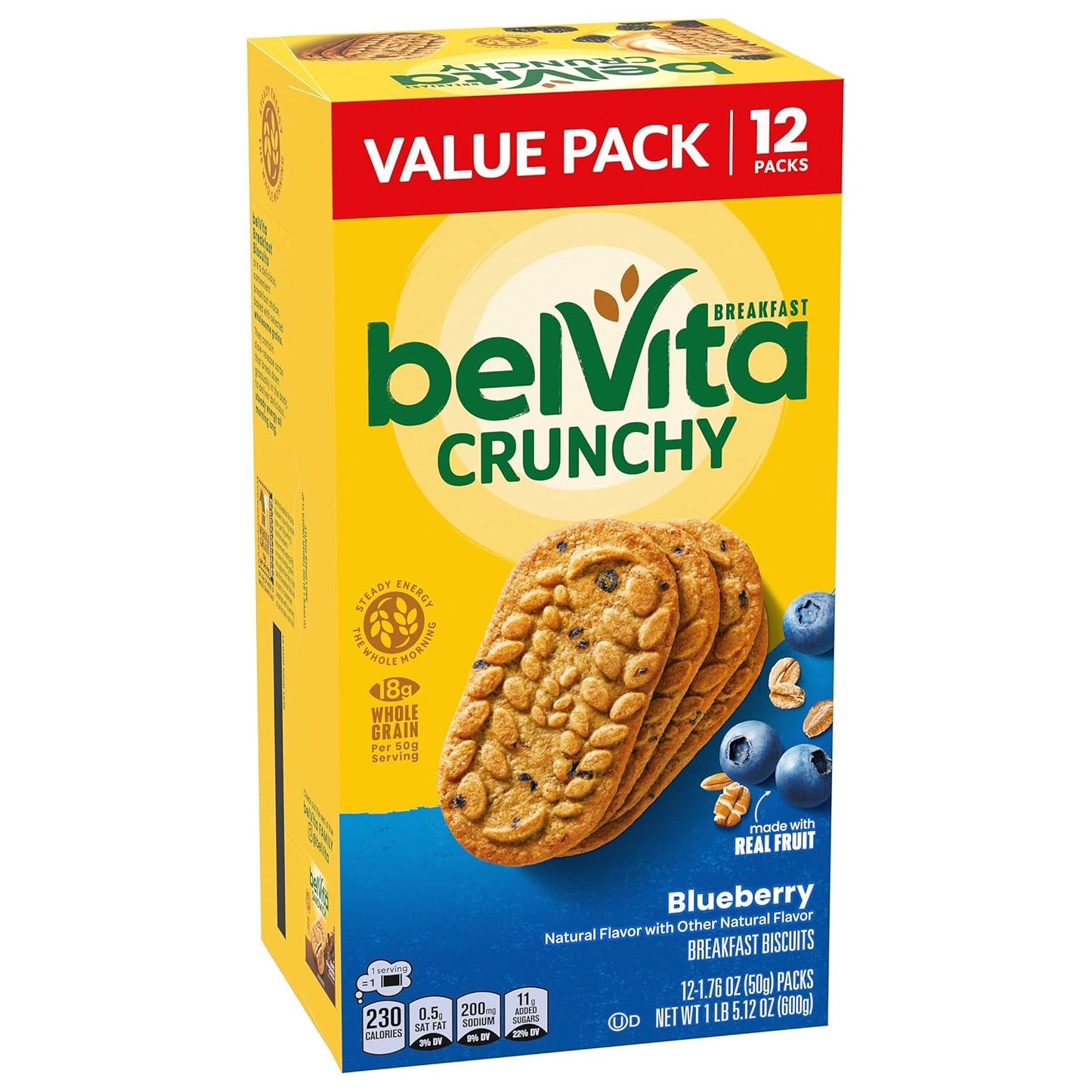 belVita Blueberry Breakfast Biscuits, Value Pack