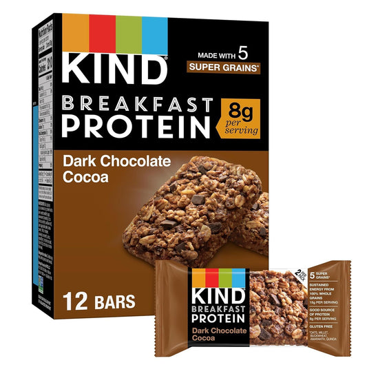 KIND Breakfast Protein Bars, Dark Chocolate Cocoa